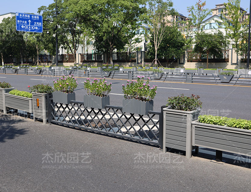 道路隔离花箱定制花箱浙江案例